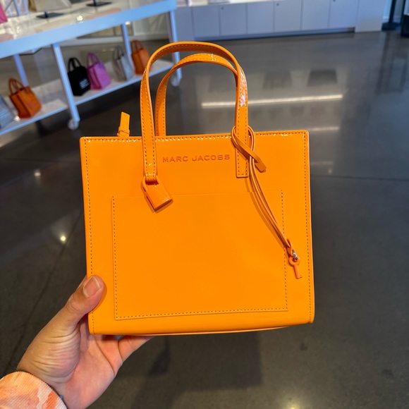 Authentic Marc Jacobs Mini Grind Tote New with Tags Scorched Color - Picture 3 of 11